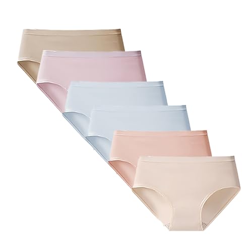 Ropa Interior para Mujer Bikini sin Ropa Interior de absorbencia Regular Top Deportivo Mujer Fitness Yoga Tangas Adesivos (Pink, M)