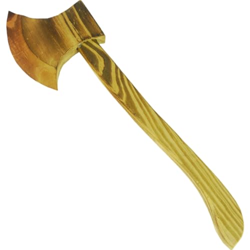 BEAHING Hache 13 Pouces Jouet en Bois réaliste Hache légère Jouets de hachette pour Enfants Accessoires de Tour texturés pour Halloween, Noël, Pâques, fête costumée Carnaval