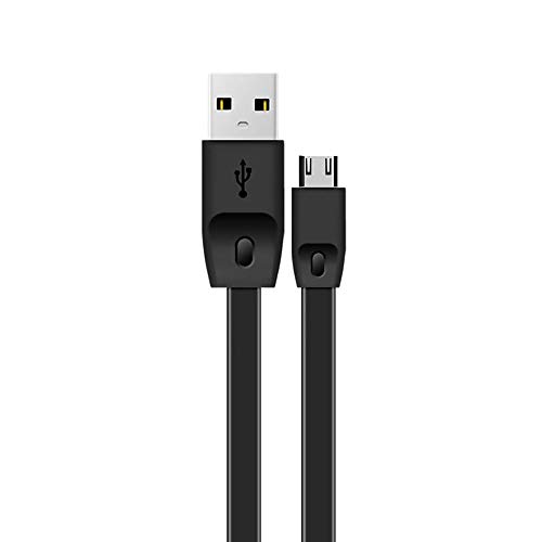 UE Boom Charger Cord, Micro USB Fast Power Charging Cable Compatible for Logitech Ultimate Ears UE Boom 2 UE Boom 1 Megaboom Miniboom Roll Wireless Speakers Tour Flat Design 3.3ft (Black)