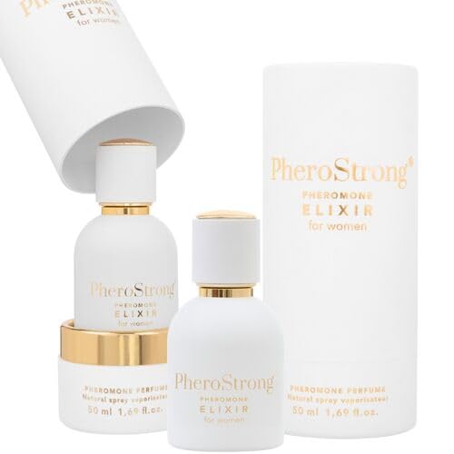 PheroStrong Elixir de Feromonas para Mujer, Perfume Premium con Feromonas, 50 ml, especial dia de San Valentin