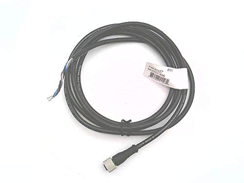 BANNER ENGINEERING MQDC1-506 2M (6.5 FT), 5 PIN Straight Connector, 51127, Chrome Plated Brass Coupling NUT, Euro Style, Quick Disconnect Cable