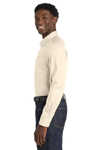 Port Authority Men's SuperPro React Twill Long Sleeve Button-Down Shirt2