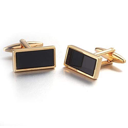 Set de Mancuernas para Hombre Daesar Dorado y Negro miniatura 3