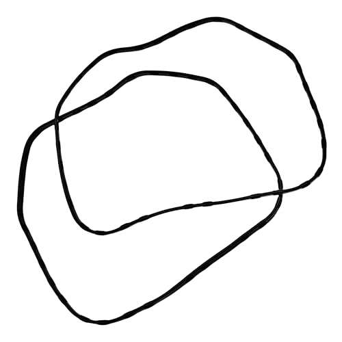 Image of Valve Cover Seal Gasket,Compatible with Kohler CH18,CH22-66557,CH18-62654,CH22 Mower Replace 24-153-23-S, 24 153 23-S, 24-153-16-S,24-153-12 (2pcs, Black)
