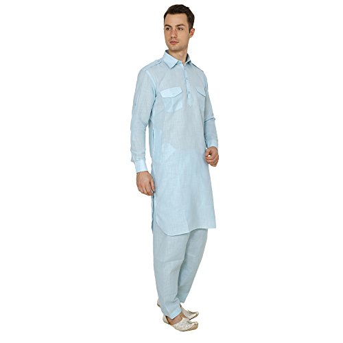 Image of Royal Kurta Men's Cotton Pathani Suit
