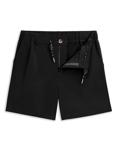 5 Inch Inseam Shorts for Men Short Golf Shorts Mens Casual Dry Fit Hybrid Trunks Athletic Fit Running Stretch