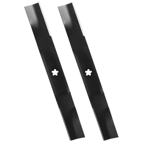 22-Inch 420463 Lawn Mower Replacement Blades - Heavy Duty Mulching Blade Set Replaces O EM 421825 587199603 Compatible with Crafts-man 917370610 Husq-varna 379141 96143007601 Lawn Mower 2 Pack