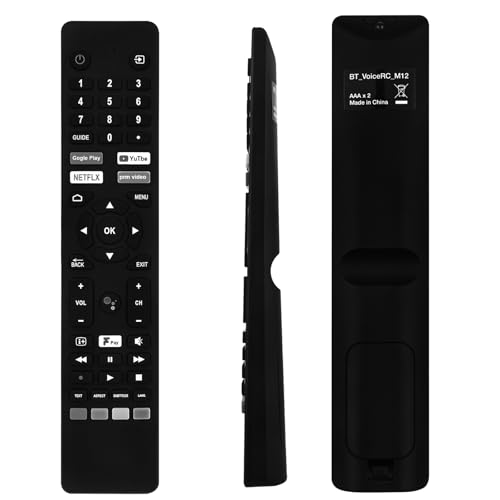 VINABTY Replacement Voice Remote Control Applicable For Cello Android TVs C2420G C3220G C4020G C5020G C6520G ZG0242 ZG0223 ZG0204 ZG0234 ZG0205 (With Voice Search function)