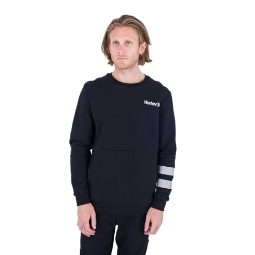 Sweat Hurley Oceancare Crew Pull Homme aux finitions soignées durables