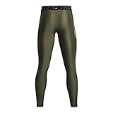 Under Armour Herren Armour HeatGear Leggings, Marine Od Grün/Weiß, L - 6