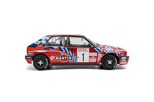 Solido Lancia Delta HF Integrale 1:18 Rojo Modelo Diecast miniatura 5