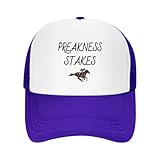 Preak-Ness Stakes Preak-Ness Horse Racing Adult Mesh Baseball Cap, Breathable Adjustable Trucker Hat for Men & Women, Lightweight Summer Cap for Daily Commute, Outdoor & Casual Wear Purple