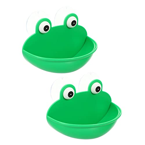 ifundom 2Pcs Suction Cup Reptile Platform Decorative Rest Place for Amphibians Aquatic Pets Lovely Terrarium Decor for Geckos Lizards and Tree Frogs
