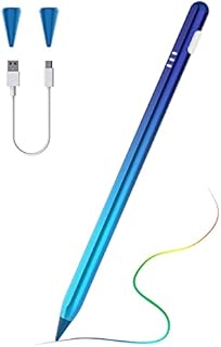 TiMOVO Stylus Pen for iPad Palm Rejection Tilt Magnetic Apple Pencil Active Stylus Apple Pen for 2018-2022 iPad 10/9/8/7/6th Gen,iPad Pro 12.9/11,iPad Air 5/4th/3rd,Mini 6/5th Gen,Gradient Blue