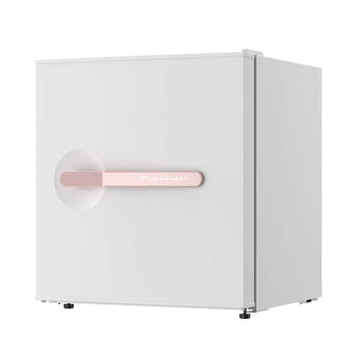 Image of Frigidaire, 1.6 Cu. Ft. Retro Series Compact Refrigerator, Built-In Side Bottle Opener, Soft RoseGold