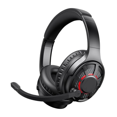 Genérico G18BT 2,4 GHz USB/Tipo C Auriculares inalámbricos for Juegos Bluetooth 5,3 Gamer con micrófono cancelación de Ruido, for PC PS4 PS5