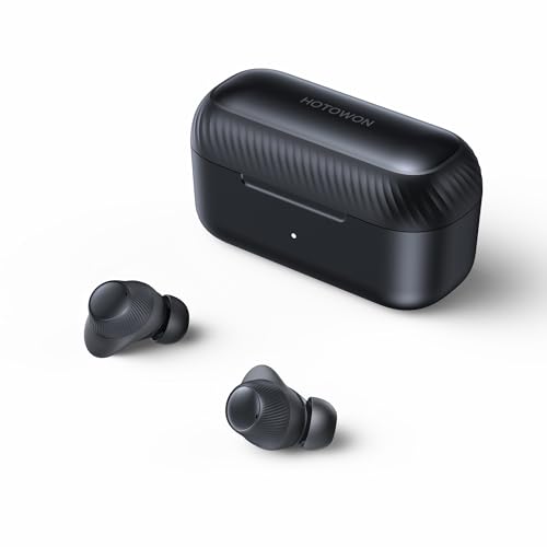HOTOWON Wireless Earbuds, Bluetooth 5.3 Headphones in Ear with HiFi Stereo Deep Bass, ANC Noise Cancelling Mic Wireless Earphones 42H Playtime, Mini Ear Buds Bluetooth Earbuds, IP7 Waterproof, USB-C