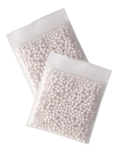 MyKEEPOW 2枚セット 銀イオン加湿器除菌剤 15%高濃度Ag?持続性抗菌浄化フィルター交換用パーツ、防臭・防スケール効果、汎用型2?3mmマイクロボール設計、家庭用/ベビーベッドルーム/オフィス加湿器タンク対応(12g、5.8×7cm) [並行輸入