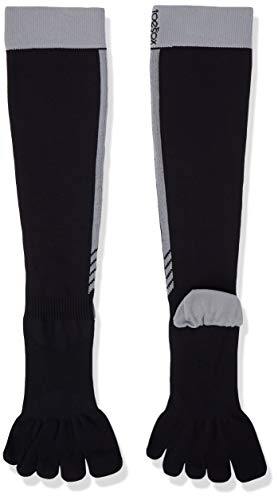 ToeSox Zoe Performance Five Toe Compression Toesocks (Black 4AM) Small