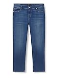 Coupe ajustée 7 For All Mankind Slimmy Vernon Jeans, Bleu Moyen, 33W Hommes