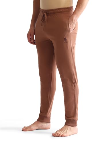 Image of U.S. Polo ASSN. Mens. OJ007 Solid Cotton Lounge Joggers