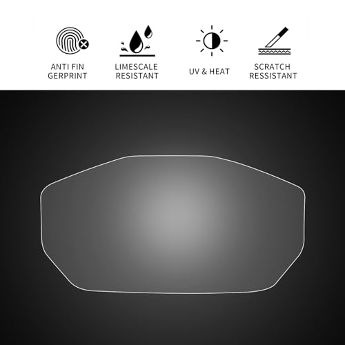 HAONEL 2Pcs Instrument Film Dashboard Screen Protector Replacement for Ducati Monster 821 796 1200 1200R 2014-/Hypermotard 950 Supersport S Cluster Display Screen Protective Cover