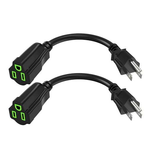 Short 0.5FT Heavy Duty Extension Cords