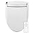 Brondell EM617 Swash Round Electronic Bidet Seat, Fits Round Toilets, White