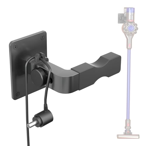 Image of Shark Vacuum Cleaner Wall Mount with Clip Mini Shark Cordless Vacuum Stand Compatible for Shark IX141 IZ562H IZ682H IZ361H IZ462H IZ163H IZ363HT IZ483H and V7 V8 V10 V11 V12 V15 (Gray+Clip)