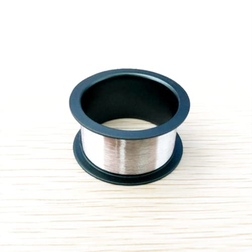 Heloawei Pt99.99% Platinum Wire, 0.02mm Diameter, 10cm Length, Silver, 1 Pack