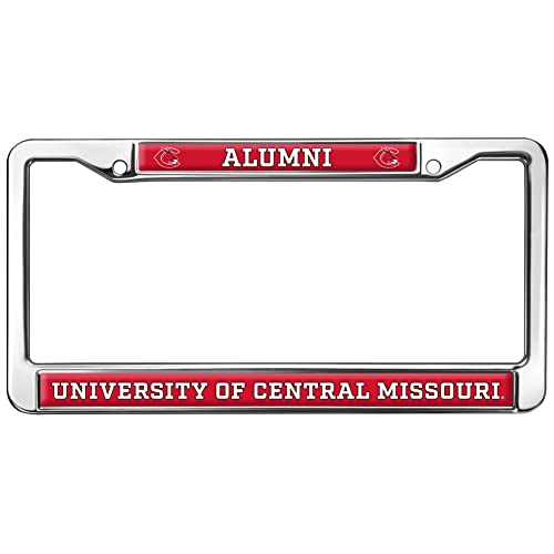 Central Missouri Alumni Logo Full Size Standard License Plate Metal Frame