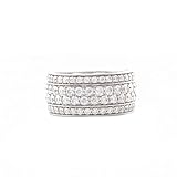 Anello nuziale fatto di Oro bianco 9K, (oro vero, non placcato in oro, non riempito in oro). Ha un aspetto duro e può essere indossato a lungo.