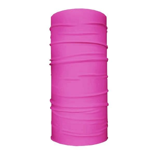 S A Company UV Protection Face Shield | Single UV 30+ Multipurpose Neck Gaiter for Adults (Solid Pink)