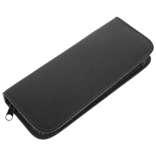 MUSISALY Hairdressing Tool Bag for Stylists Barber Bag 3 Scissors Case Pu Canvas 21.5x8x2cm Salon Handbag