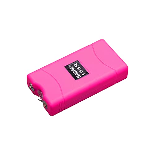 SABRE 2-in-1 Stun Gun with LED Flashlight Self Defense Stun Gun with Painful 1.160 C Charge 120 Lumens Rechargeable Battery Easy to Use Safety Switch Belt Holster for Quick Access