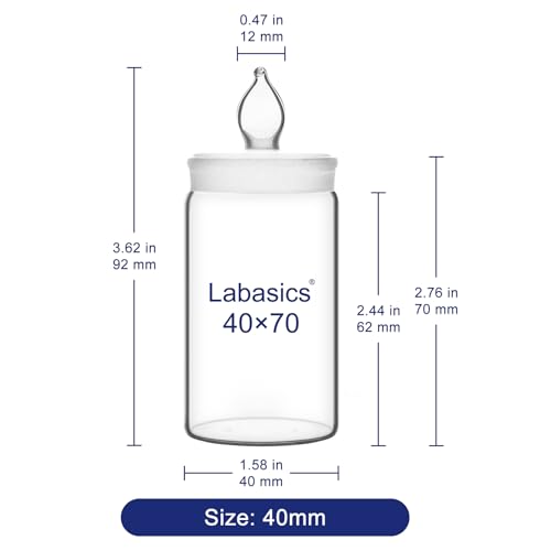 Flacon de pesée Labasics en verre borosilicaté de haute résistance