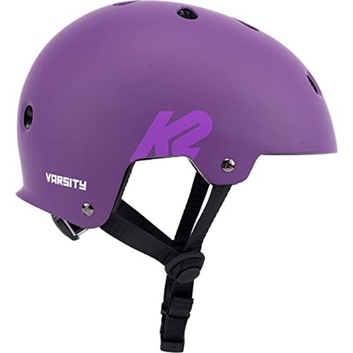 K2 Varsity Casco de Skate, Adultos Unisex, Morado, M (55-58cm)