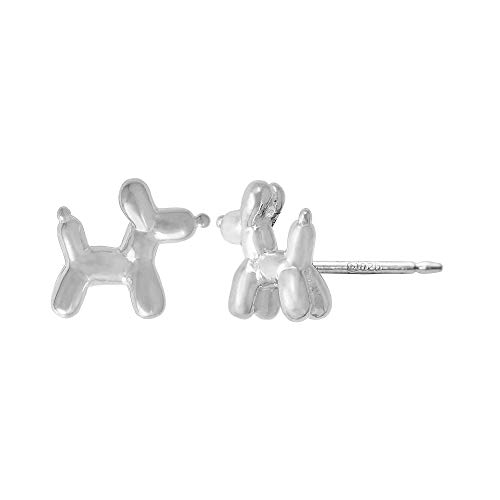 Boma Jewelry Sterling Silver Balloon Animal Dog Stud Earrings2