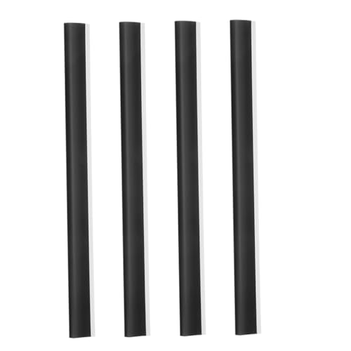 FOMIYES 4pcs Dustpan Replacement Edge Rubber Strip Cleaning Dustpan Edge Lip Waste Strips for Efficient Dust Containment