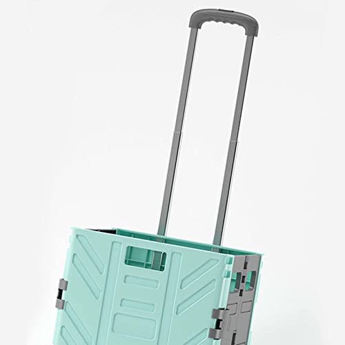 Zusammenklappbarer Wagen mit Rädern – Einkaufstrolley faltbar | Multifunktionaler Bollerwagen Werkzeugträger mit… – Bild 8