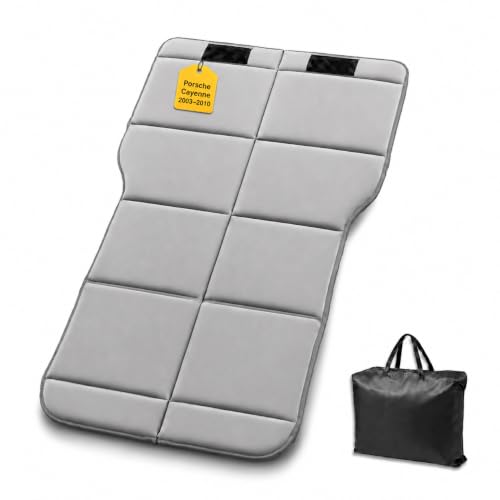 Image of Car Mattress for 2003-2010 Porsche Cayenne, Upgraded Non-Inflatable Thickened Foam SUV Car Camping Mattress, Foldable Trunk Sleeping Pad Car Bed Mattress for Road Trips Camping Travel