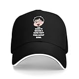 Thwlkvsvro Papa-Hut-Baseballkappe Funny Summer Yuri On Ice Tasty Pork Cutlet Bowl Casual Personality Berghüte