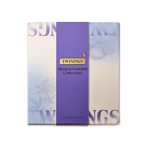 Twinings Superblends Sleep & Unwind Collection Gift Box |Ideal Birthday &Valentines Gifts For Her|20 Tea Bags |4 Flavours of Premium Green & Herbal Infusion Tea Bags
