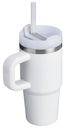 Image of STANLEY Quencher H2.0 Tumbler with Handle and Straw 14 oz | Flowstate 3-Position Lid | Cup Holder Compatible for Travel | Insulated Stainless Steel Cup | BPA-Free | Frost