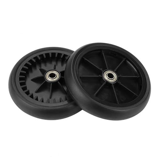 Image of Baby Strollers Rubber Wheels, Replacement Baby Strollers Yoyo Rubber Front Back Wheels Accessories for Yoya Vovo Kids Carriage with Tools (A Pair of Rear Wheels)