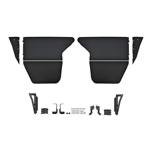 POKIAUTO Aluminum Half Doors Inserts for Can-Am Defender HD5 HD7 HD8 HD9 HD10 MAX 2016-2026 Accessories, Front Combined Lower Door Panels Kit with Latch for Can Am Defender, 2PCS by POKIAUTO - Image 2