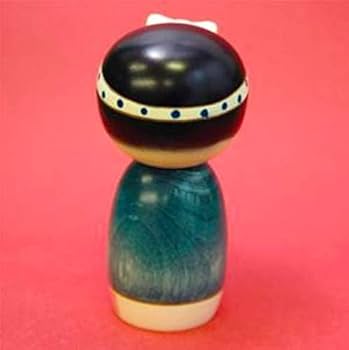 Amazon.co.jp: 和創造 こけし 木製 人形 男の子 H5.75インチ