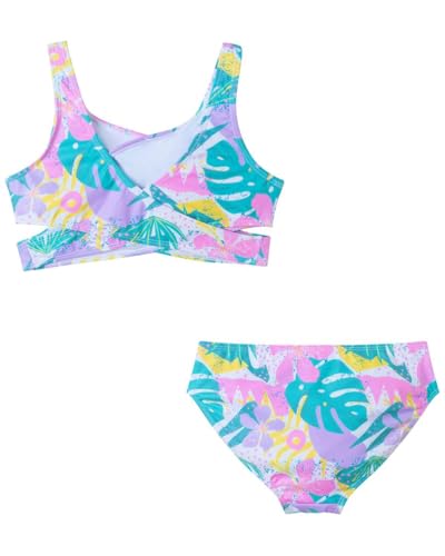 Tropical Palm Crisscross Two-Piece for Kids (7-16) by Andy & Evan2
