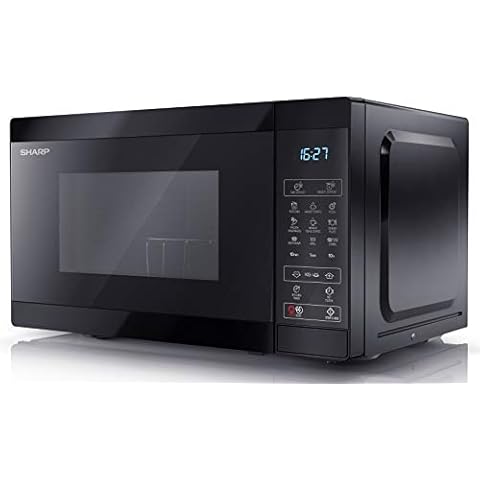 SHARP YC-MG02U-B 20L Digital Microwave with Grill Cover