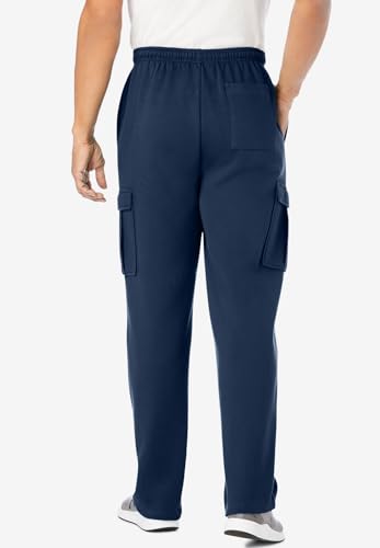 KingSize Men's Big & Tall Fleece Cargo Sweatpants2